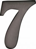 C1568 7-MB Heritage Brass Numeral 7 Self Adhesive 51mm (2") Matt Bronze Finish