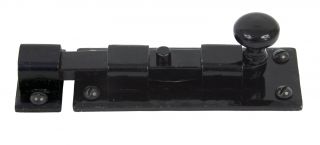 33982 From The Anvil Black 4'' Straight Knob Bolt