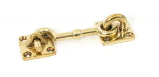 83549 From The Anvil Polished Brass 3'' Cabin Hook