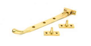 33749 From The Anvil Polished Brass 8'' Peardrop Stay