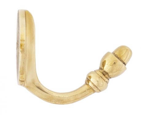 Click Here To Enlarge This Photo Of 83524 From The Anvil Polished Brass Coat Hook