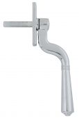 20462 From The Anvil Polished Chrome Teardrop Espag. Window Handle