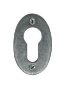 33706 From The Anvil Pewter Oval Euro Escutcheons