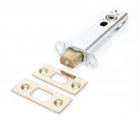 90142 From The Anvil Brass 4'' Heavy Duty Tubular Deadbolt