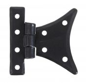 33812 From The Anvil Black 2'' Half Butterfly Hinge