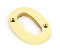 83710 From The Anvil Polished Brass Numeral 0