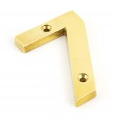 83717 From The Anvil Polished Brass Numeral 7