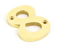 83718 From The Anvil Polished Brass Numeral 8