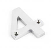 83724 From The Anvil Polished Chrome Numeral 4