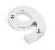 83729 From The Anvil Polished Chrome Numeral 9