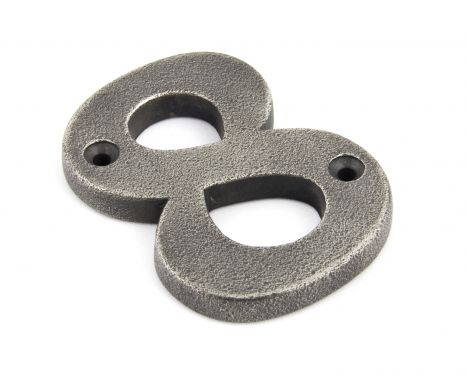 Click Here To Enlarge This Photo Of 83738 From The Anvil Antique Pewter Numeral 8