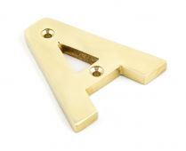 83801A From The Anvil Polished Brass Letter A