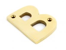83801B From The Anvil Polished Brass Letter B