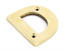 83801D From The Anvil Polished Brass Letter D