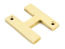 83801H From The Anvil Polished Brass Letter H