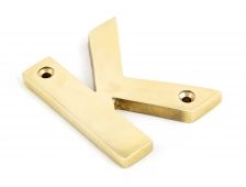 83801K From The Anvil Polished Brass Letter K