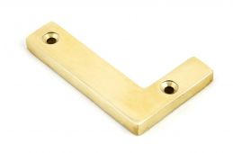 83801L From The Anvil Polished Brass Letter L
