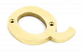 83801Q From The Anvil Polished Brass Letter Q