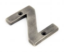 83803Z From The Anvil Antique Pewter Letter Z