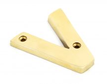 83801V From The Anvil Polished Brass Letter V