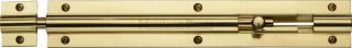 C1582 8-PB Heritage Brass Door Bolt Straight 8" x 1 ¼" Polished Brass Finish