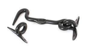 83770 From The Anvil 4" Forged Cabin Hook - Black