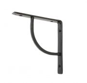 83780 From The Anvil Black 6" x 6" Plain Shelf Bracket