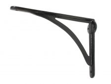 83784 From The Anvil Black 10" x 7" Curved Shelf Bracket