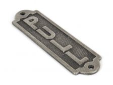83684 From The Anvil Pull Sign - Antique Pewter