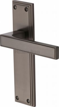 Click Here To Enlarge This Photo Of ATL5710-MB Heritage Brass Door Handle Lever Latch Atlantis Design Matt Bronze Finish