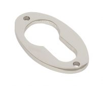 83813 From The Anvil Polished Nickel Oval Euro Escutcheons