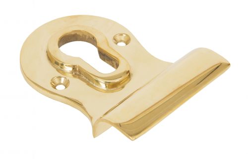 Click Here To Enlarge This Photo Of 83827 From The Anvil Polished Brass Euro Door Pull