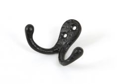 83843 From The Anvil Black Celtic Double Robe Hook