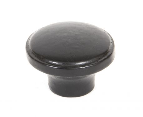 Click Here To Enlarge This Photo Of 33371 From The Anvil Black Ribbed Cabinet Knob