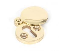 83831 From The Anvil Polished Brass Round Escutcheons