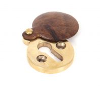 83832 From The Anvil Rosewood Round Escutcheons