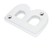 83804B From The Anvil Satin Chrome Letter 'B'