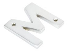 83804M From The Anvil Satin Chrome Letter 'M'