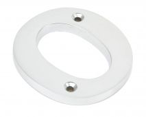 83804O From The Anvil Satin Chrome Letter 'O'