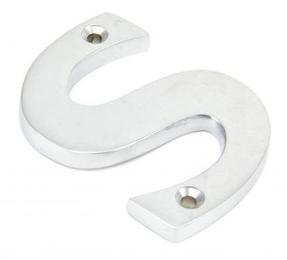 Click Here To Enlarge This Photo Of 83804S From The Anvil Satin Chrome Letter 'S'