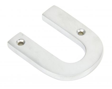 Click Here To Enlarge This Photo Of 83804U From The Anvil Satin Chrome Letter 'U'