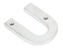 83804U From The Anvil Satin Chrome Letter 'U'