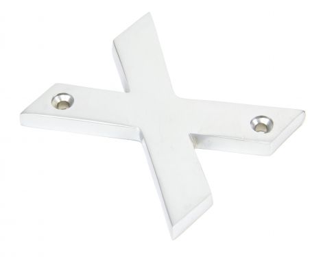 Click Here To Enlarge This Photo Of 83804X From The Anvil Satin Chrome Letter 'X'