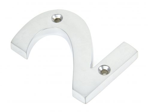 Click Here To Enlarge This Photo Of 83922 From The Anvil Satin Chrome Numeral No '2'
