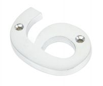 83926 From The Anvil Satin Chrome Numeral No '6'
