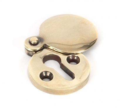 Click Here To Enlarge This Photo Of 83805 From The Anvil Aged Brass Round Escutcheons