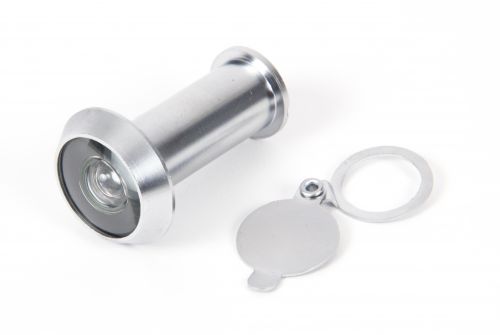 Click Here To Enlarge This Photo Of 90245 From The Anvil Satin Chrome Door viewer 180 degrees