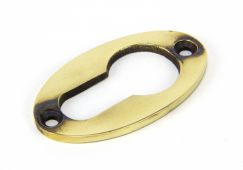 83819 From The Anvil Aged Brass Oval Euro Escutcheons