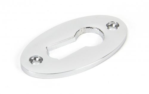 Click Here To Enlarge This Photo Of 90280 From The Anvil Polished Chrome Oval Escutcheons