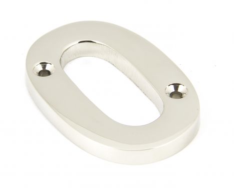 Click Here To Enlarge This Photo Of 90310 From The Anvil Polished Nickel Numeral No '0'
